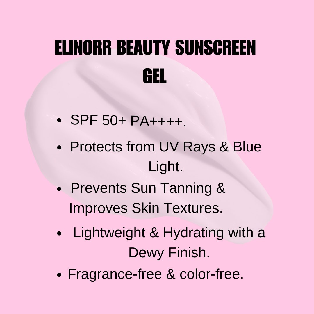 Sunscreen Gel SPF 50 PA++++ - Elinorr